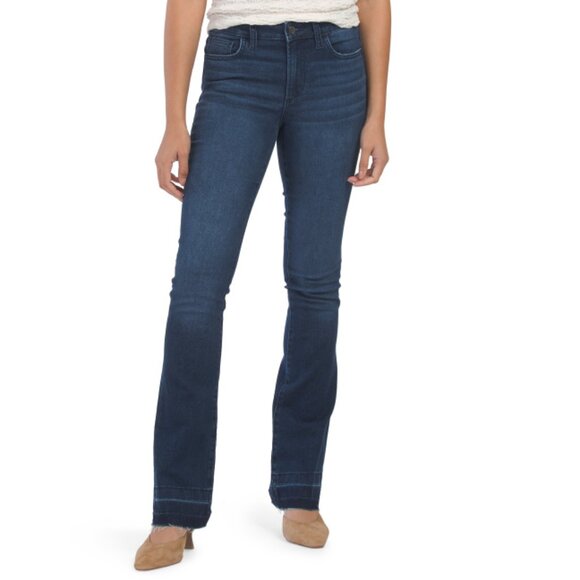 JOE'S Medium Wash Mid Rise Bootcut Released Hem Jeans